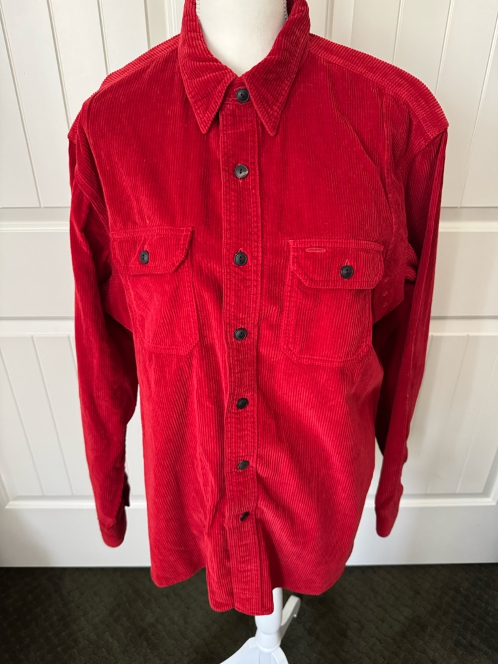 Polo by Ralph Lauren Red Corduroy Button-Up Shirt